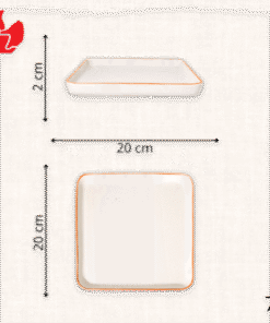 Khay vuông SS Men Cây Cau