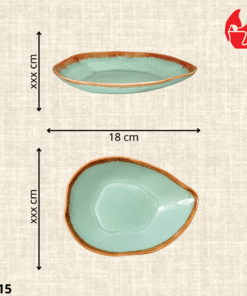 Đĩa lá Men Xanh Chảy (Đa kích cỡ)