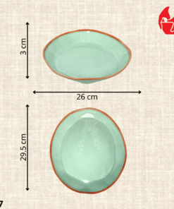 Đĩa méo Men Xanh Chảy (Đa kích cỡ)