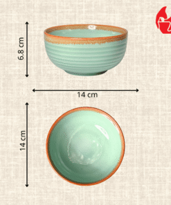 Bát tô Men Xanh Chảy